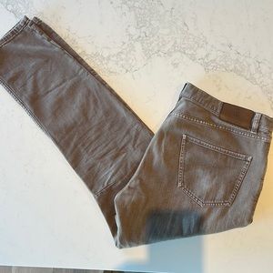 Brunello Cucinelli brown button fly jeans size 50 US 34